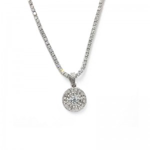 Bling bling přívěseknáhrdelník 18k zlaté pokovené muži a ženy \\\\ \'s hip hop šperky